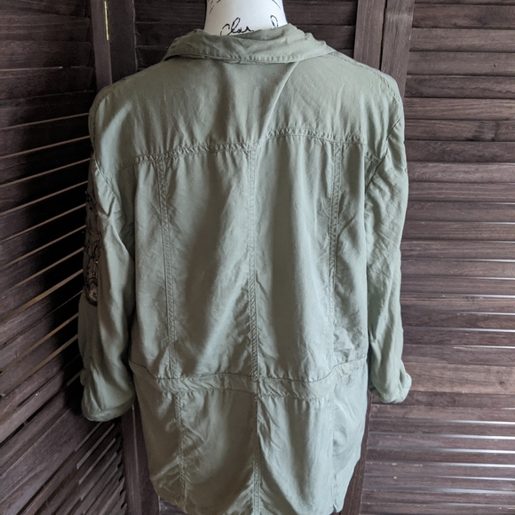 Chico's Embroidered Spring Jacket - Picture 15 of 16